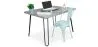 Schreibtischset - Industriedesign 120cm - Hairpin + Esszimmerstuhl - Stylix image 9