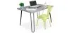 Schreibtischset - Industriedesign 120cm - Hairpin + Esszimmerstuhl - Stylix image 9