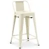 Barhocker mit Rückenlehne - Industriedesign - 60cm - New Edition - Stylix image 9