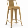 Barhocker mit Rückenlehne - Industriedesign - 60cm - New Edition - Stylix image 9