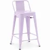 Barhocker mit Rückenlehne - Industriedesign - 60cm - New Edition - Stylix image 9