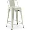 Barhocker mit Rückenlehne - Industriedesign - 60cm - New Edition - Stylix image 9