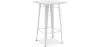 Quadratischer Hocker-Tisch - Industriedesign - 100 cm - Galla image 9