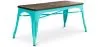 Industriedesign-Bank - Holz und Metall - Stylix
 image 9