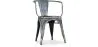 Esszimmerstuhl mit Armlehnen - Industriedesign - Stahl - Neuauflage - Stylix image 9