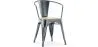 Esszimmerstuhl mit Armlehnen - Industriedesign - Holz und Stahl - Neuauflage - Stylix image 9