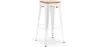 Barhocker - Industriedesign - Holz & Stahl - 76cm - Neuauflage - Stylix image 9