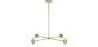 Deckenlampe in Gold - Design-Pendelleuchte - 4 Arme - Luba image 9