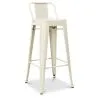 Barhocker mit Rückenlehne - Industriedesign - 76cm - New Edition - Stylix image 9