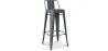 Barhocker mit Rückenlehne - Industriedesign - 76cm - New Edition - Stylix image 9