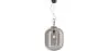 Kristall-Deckenlampe - mittelgroße Design-Hängelampe - Grau image 9