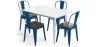Pack Esstisch und 4 Esszimmerstühle Industriedesign - Neuauflage - Bistrot Stylix image 9