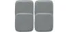 4er-Pack magnetischer Kissen für Hocker - Kunstleder - Stylix image 9
