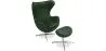  Eier-Design Sessel mit Fußstütze - Bezug aus Kunstleder - Brave image 9