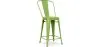 Barhocker mit Rückenlehne - Industriedesign - 60cm - Stylix image 9