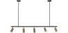 Hängeleuchte – Schiene mit 5 einstellbaren goldfarbenen Spots – 110 cm image 9