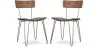 2er-Pack Esszimmerstühle aus Holz - Industriedesign - Hairpin image 9