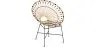  Runder Outdoor-Sessel aus synthetischem Rattan - Boho-Bali-Design - Elsa image 9