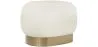 Luxuriöser Fußstuhl Pouf - Weißer Bouclé - Luxe image 9