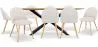 Pack Esstisch aus Holz im Industriedesign (220cm) & 8 gepolsterte Bouclé-Esszimmerstühle - Evelyne image 9
