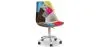  Drehbarer Bürostuhl - Patchwork-Polsterung - Simona image 9
