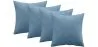 Set aus 4 Samtkissen - Bezug und Füllung - Mesmal image 9