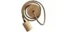 Pendelleuchtenkabel aus Jute und Holz - 200cm - Hanz image 9