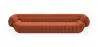 Samtbezogenes Sofa - 4/5 Sitze - Caden image 9