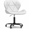  Bürostuhl mit Rädern - Drehstuhl - Kunstlederbezug - Schwarzes Wito-Gestell image 9