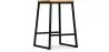 Barhocker im Industriedesign - Holz & Metall - 60cm - Big Boy image 9