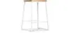 Barhocker im Industriedesign - Holz & Metall - 60cm - Big Boy image 9