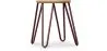 Hairpin Hocker - 42cm - Helles Holz und Metall image 9