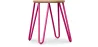 Hairpin Hocker - 42cm - Helles Holz und Metall image 9