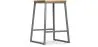 Barhocker im Industriedesign - Holz & Metall - 60cm - Big Boy image 9