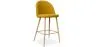 Gepolsterter Hocker aus Stoff - skandinavisches Design - 66cm - Evelyne image 9