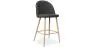 Gepolsterter Hocker aus Stoff - skandinavisches Design - 66cm - Evelyne image 9