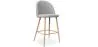 Gepolsterter Hocker aus Stoff - skandinavisches Design - 66cm - Evelyne image 9
