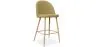 Gepolsterter Hocker aus Stoff - skandinavisches Design - 66cm - Evelyne image 9