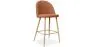 Gepolsterter Hocker aus Stoff - skandinavisches Design - 66cm - Evelyne image 9