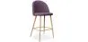 Gepolsterter Hocker aus Stoff - skandinavisches Design - 66cm - Evelyne image 9
