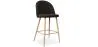 Gepolsterter Hocker aus Stoff - skandinavisches Design - 66cm - Evelyne image 9