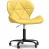  Bürostuhl mit Rädern - Drehstuhl - Kunstlederbezug - Schwarzes Wito-Gestell image 9