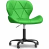 Bürostuhl mit Rädern - Drehstuhl - Kunstlederbezug - Schwarzes Wito-Gestell image 9