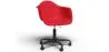 Bürostuhl mit Armlehnen - Drehstuhl mit Rollen - Weston Schwarz Gestell image 9