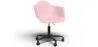 Bürostuhl mit Armlehnen - Drehstuhl mit Rollen - Weston Schwarz Gestell image 9