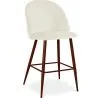 Samtgepolsterter Hocker - Skandinavisches Design - 66cm - Evelyne image 9