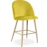Hocker gepolstert mit Samt - Skandinavisches Design - 66cm - Evelyne image 9