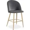 Hocker gepolstert mit Samt - Skandinavisches Design - 66cm - Evelyne image 9