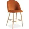Hocker gepolstert mit Samt - Skandinavisches Design - 66cm - Evelyne image 9