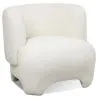 Gepolsterter Sessel - Bouclé-Stoff Lounge-Sessel - Magnolia image 9